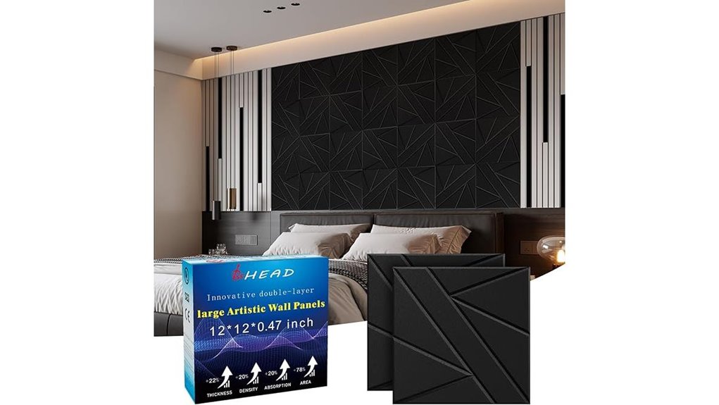 16 pack acoustic foam panels