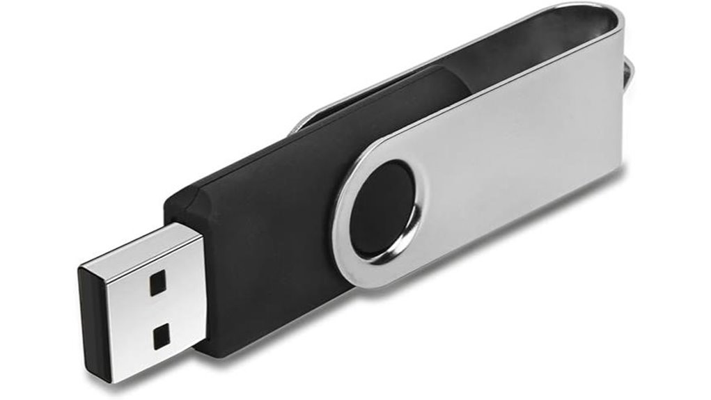 16gb swivel usb keychain