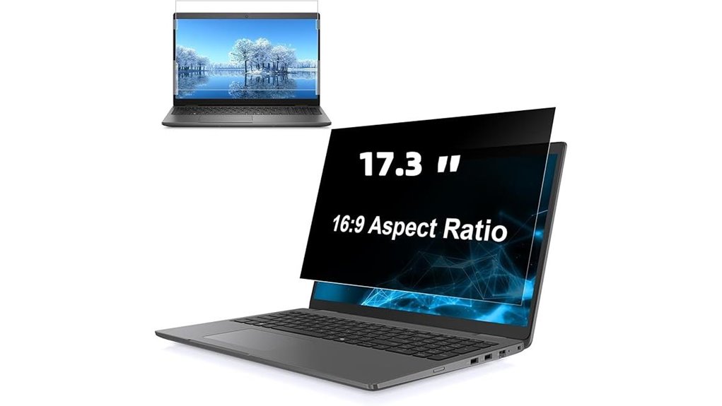 17 3 inch anti glare blue light filter