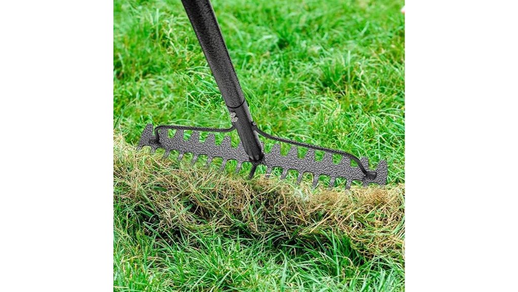 17 inch extra wide double sided rake