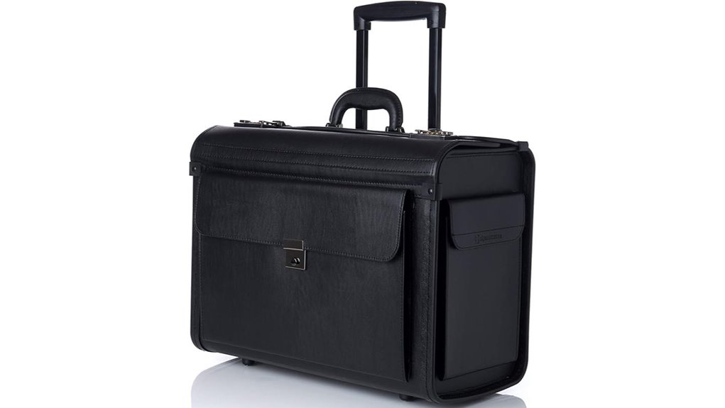 17 inch wheeled laptop briefcase