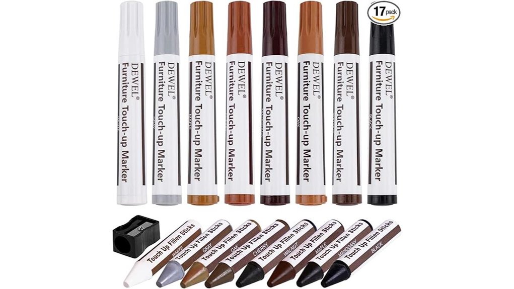 17 piece wood repair kit