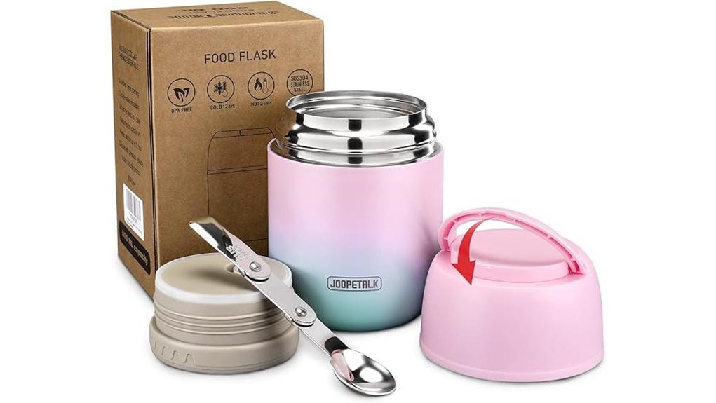 17oz insulated stainless steel thermos