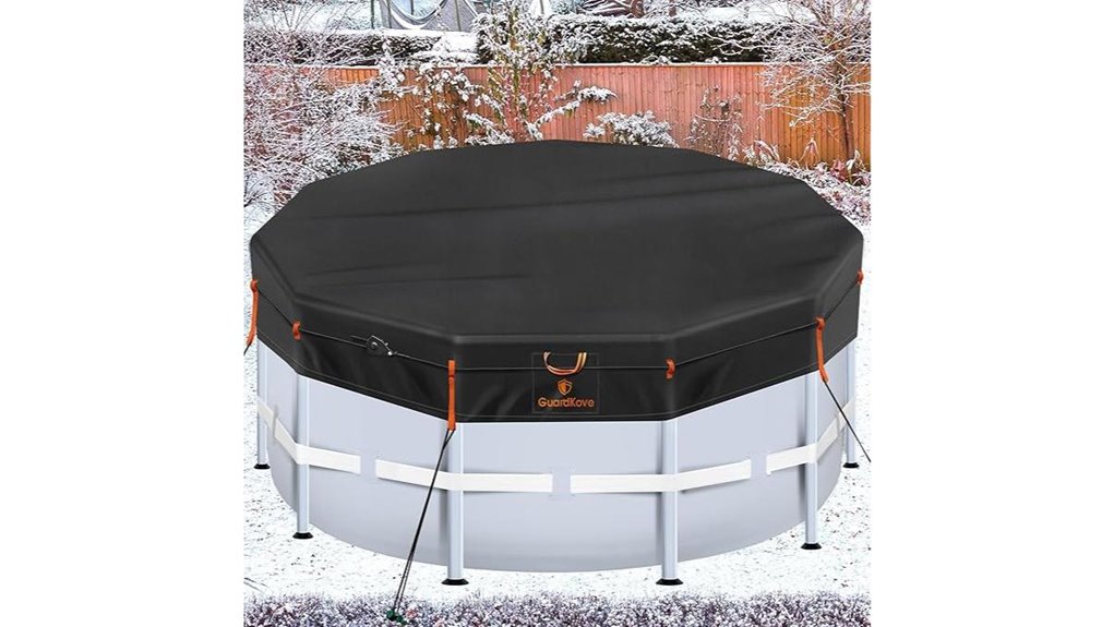 18 foot windproof tear resistant pool cover