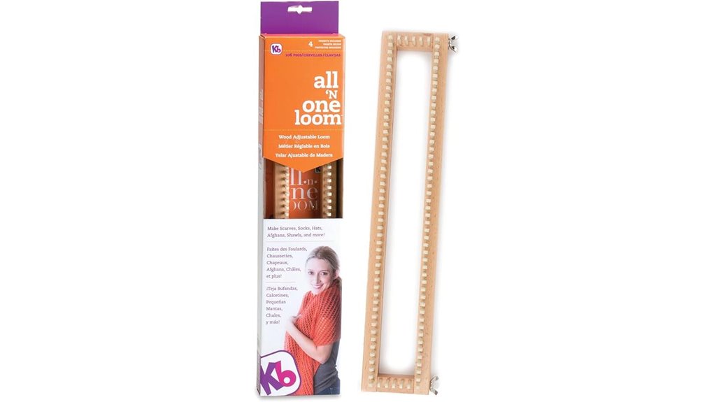 18 inch all in one hardwood loom