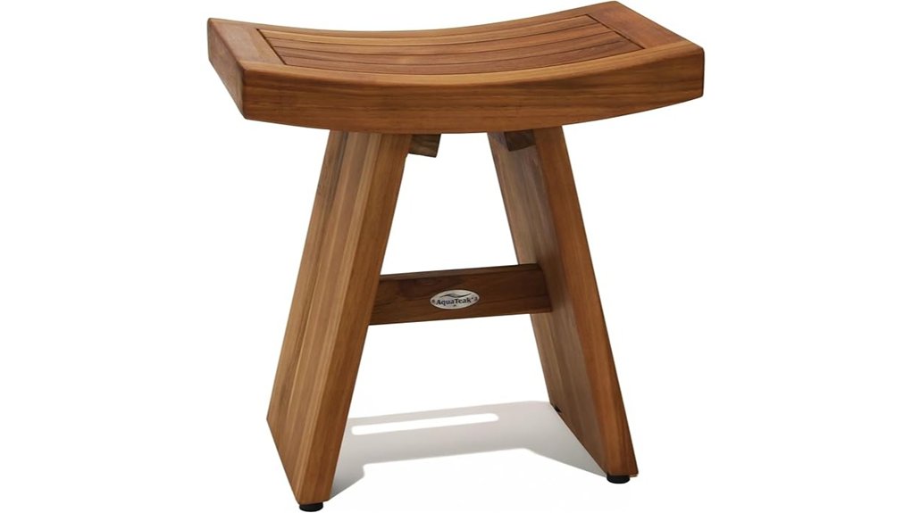 18 inch asia teak bench