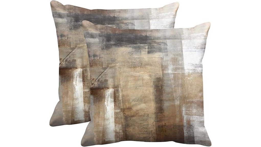 18x18 abstract oil pillowcovers