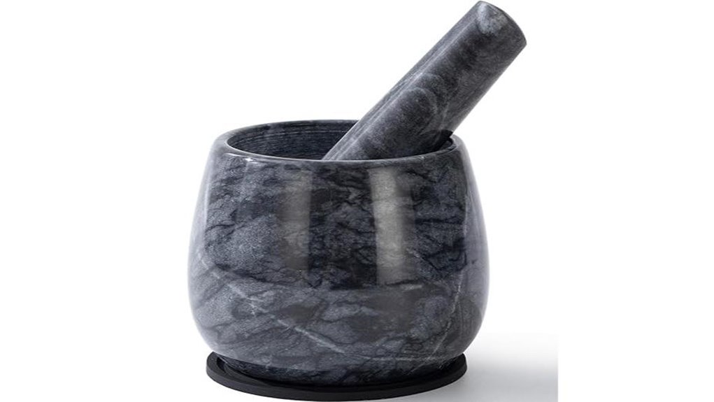 1 5 cup marble mortar and pestle