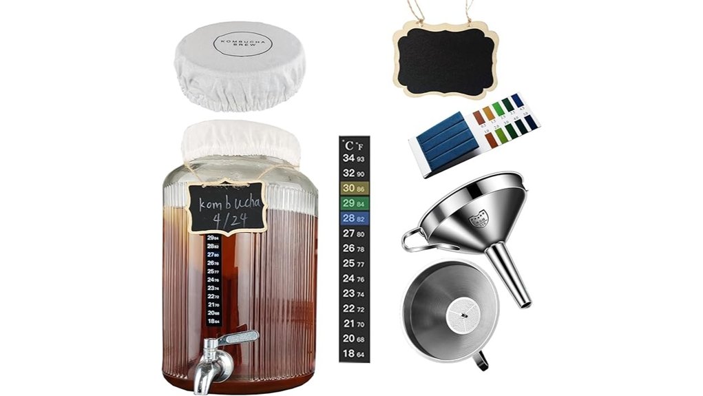 1 5 gallon kombucha brewing kit