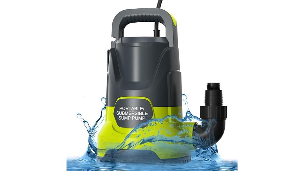 1 5 hp 5500 gph submersible sump