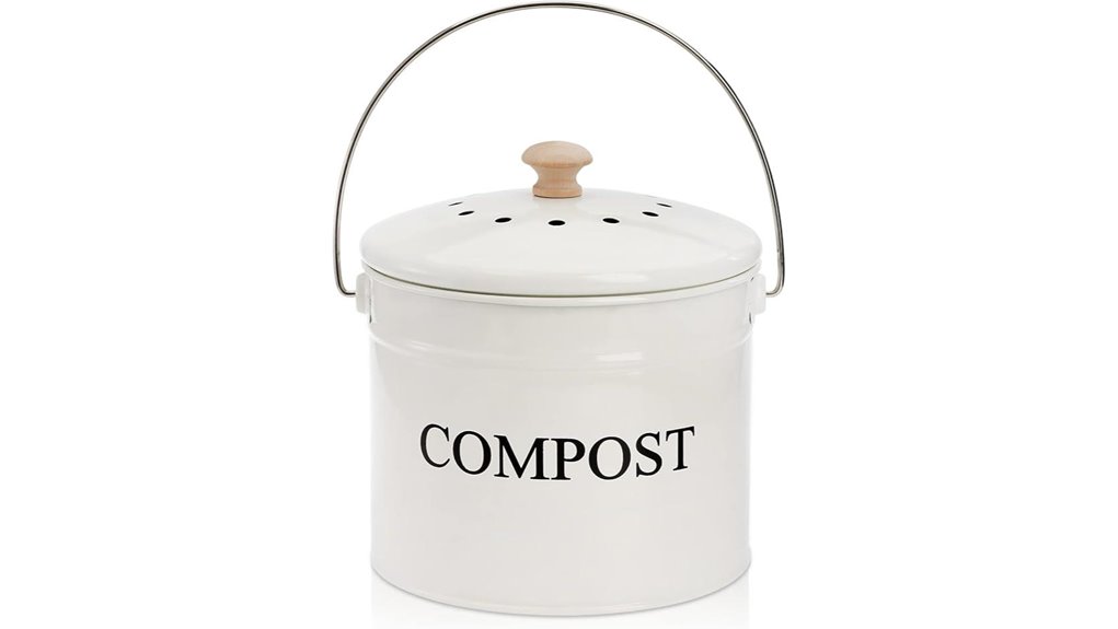 1 gallon kitchen compost bin