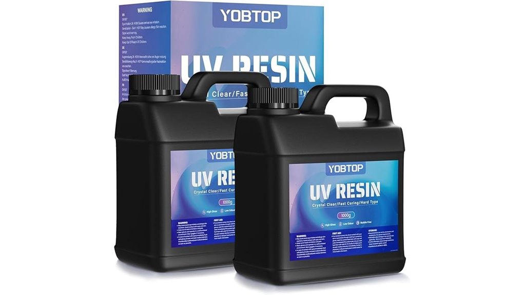 2000g crystal clear uv resin