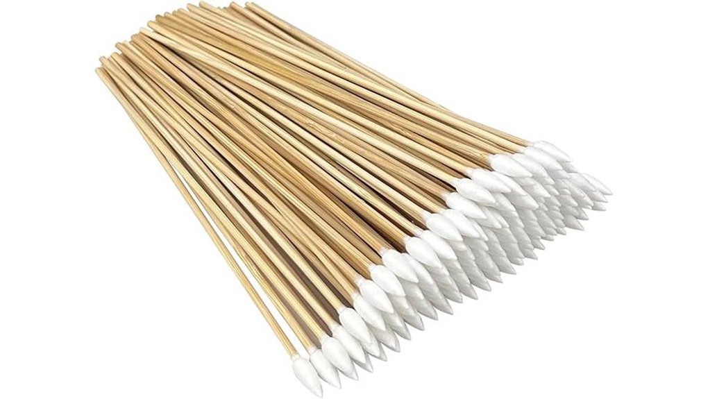 200 pack pointed bamboo cotton swabs
