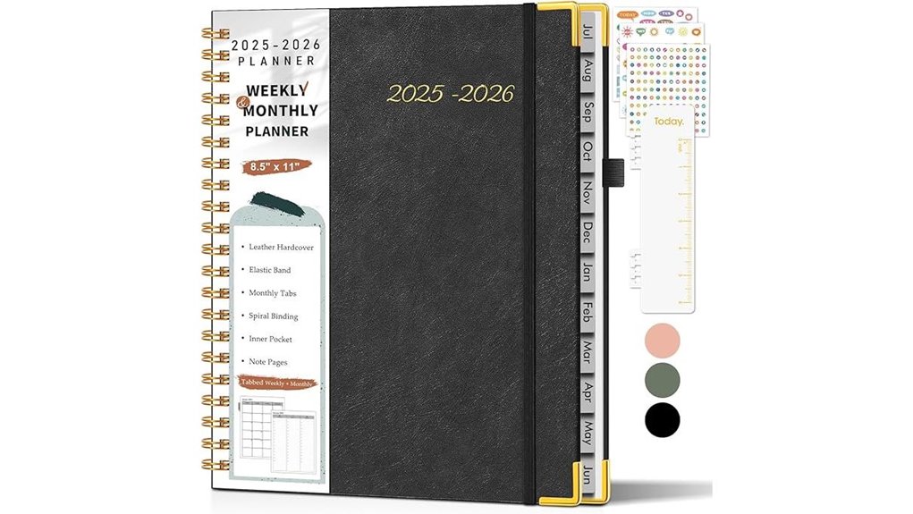 2025 2026 academic weekly planner
