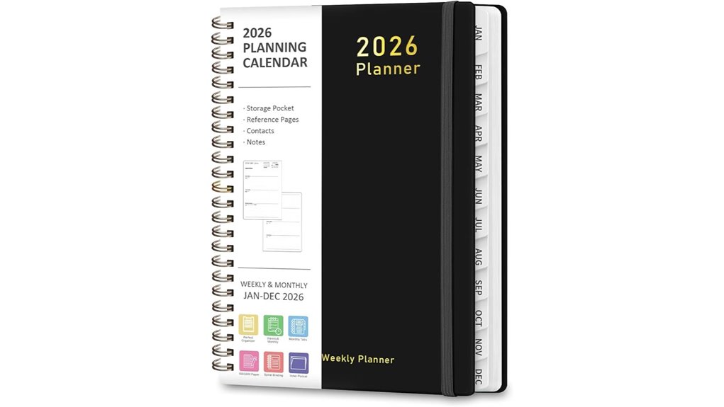 2026 a5 weekly monthly planner