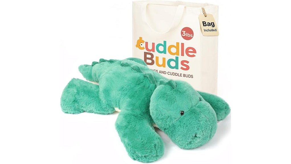 20 inch 3lb weighted dinosaur plush