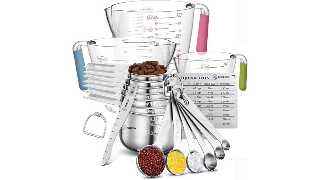 20 piece stainless steel nesting set
