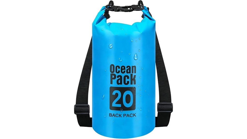 20l waterproof roll top backpack