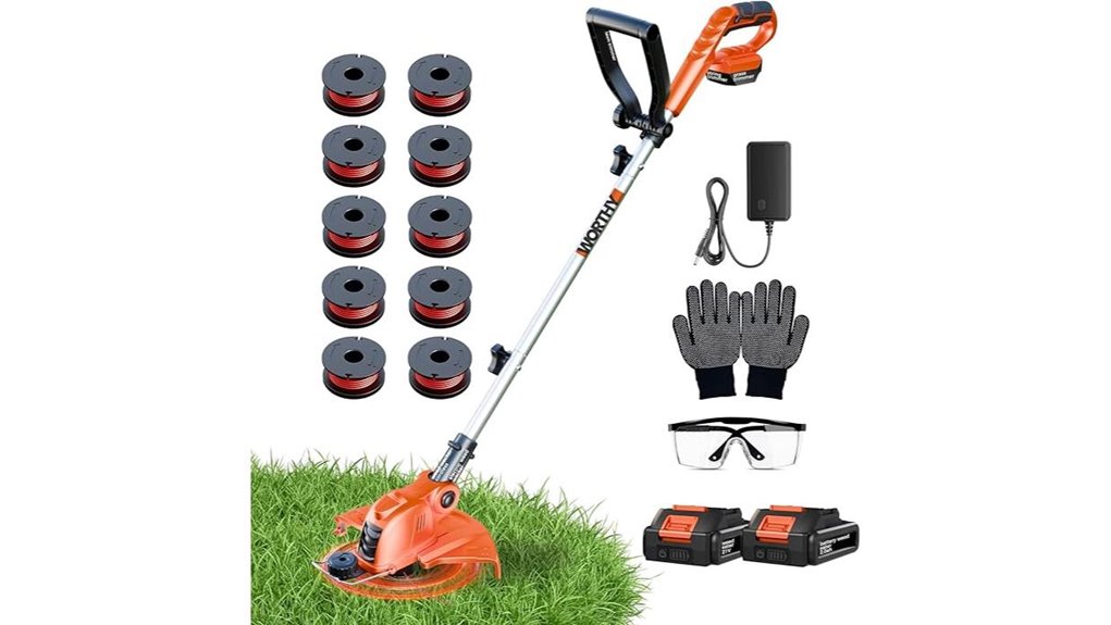 21v cordless two in one trimmer