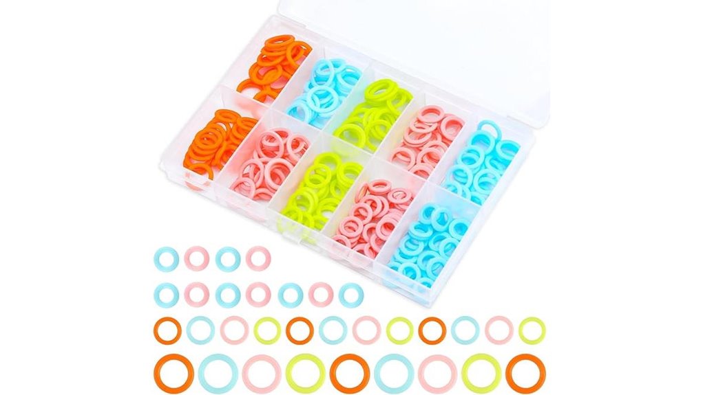 220 piece knitting marker set