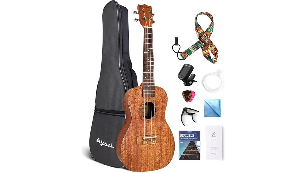23 inch mahogany concert ukulele
