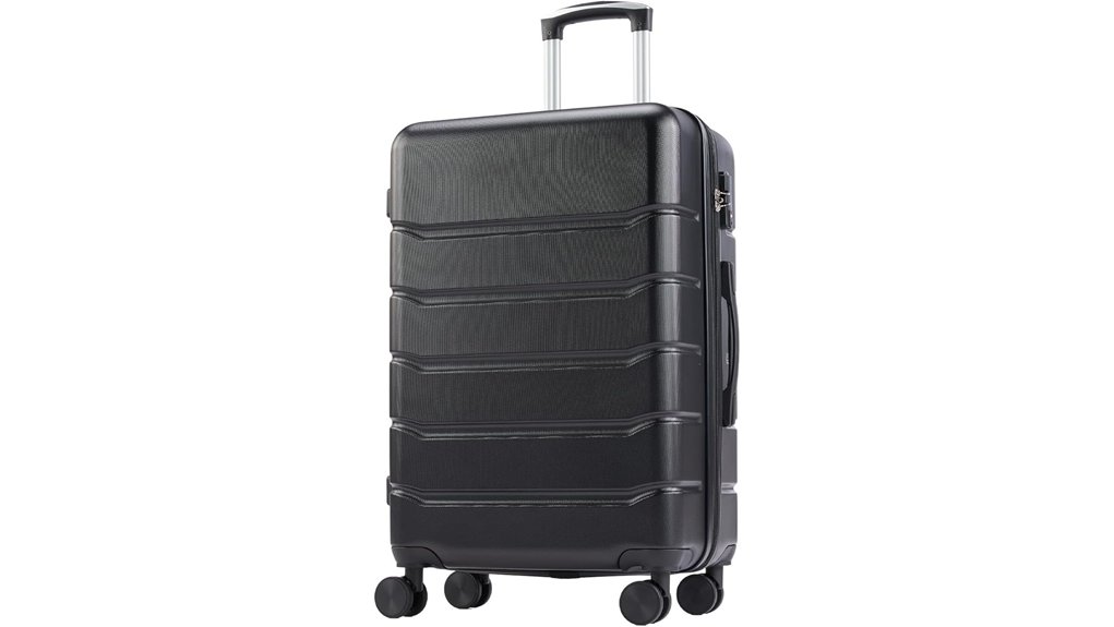 24 inch hardside spinner suitcase