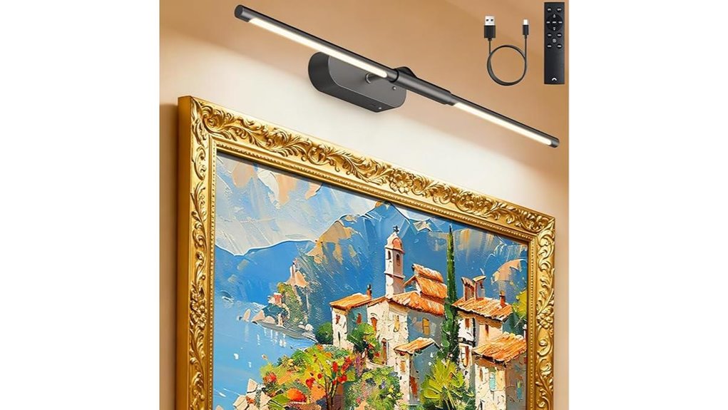 24 inch rechargeable wireless picture light