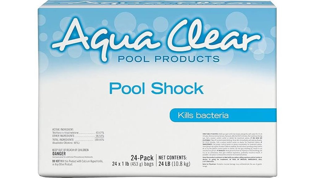 24 one pound pool shock
