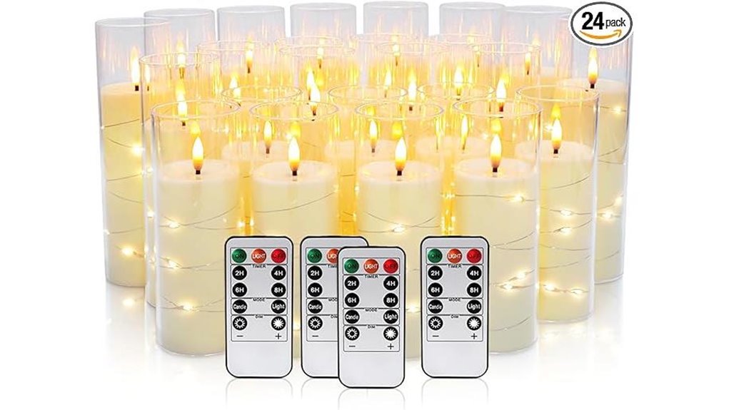 24 pcs led flameless candles