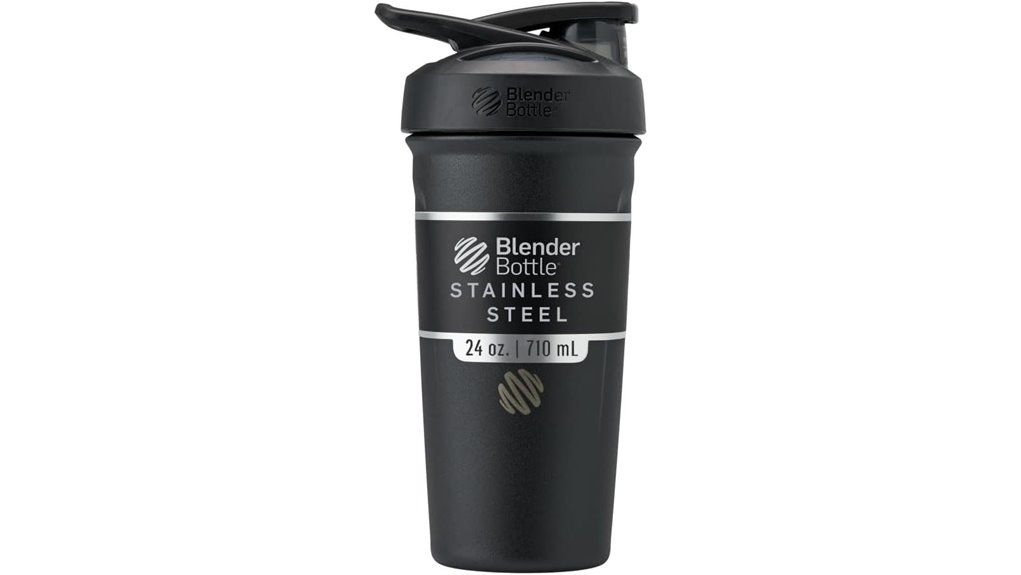 24oz insulated stainless steel shaker