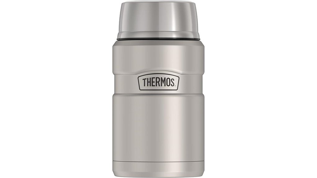 24oz matte steel insulated jar