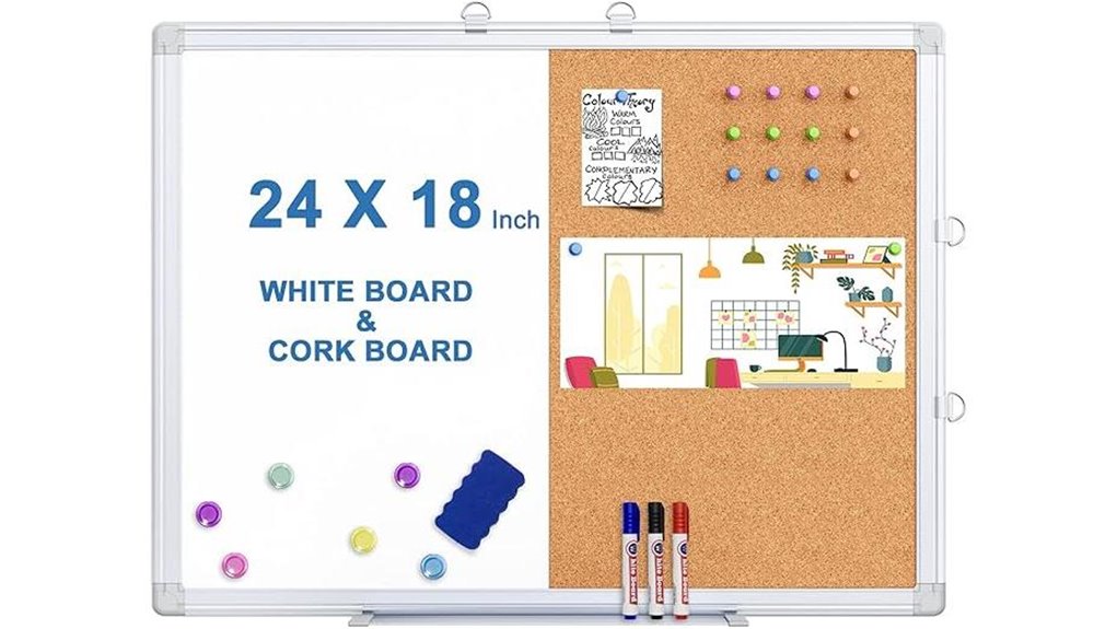 24x18 magnetic whiteboard cork