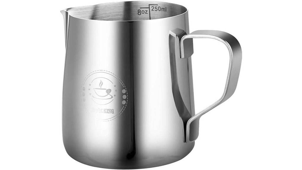 250ml stainless steel frothing pitcher