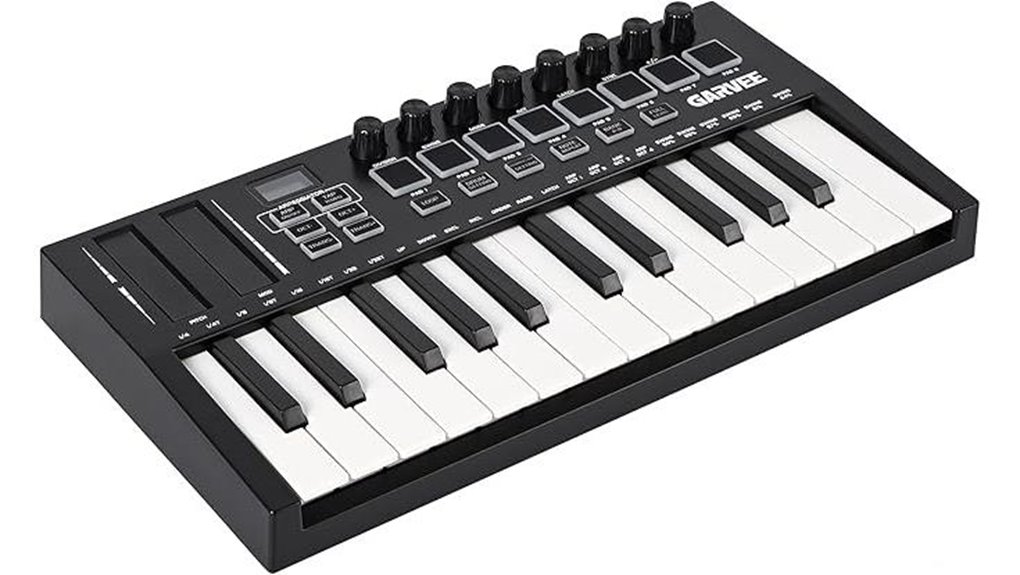 25 key portable usb midi