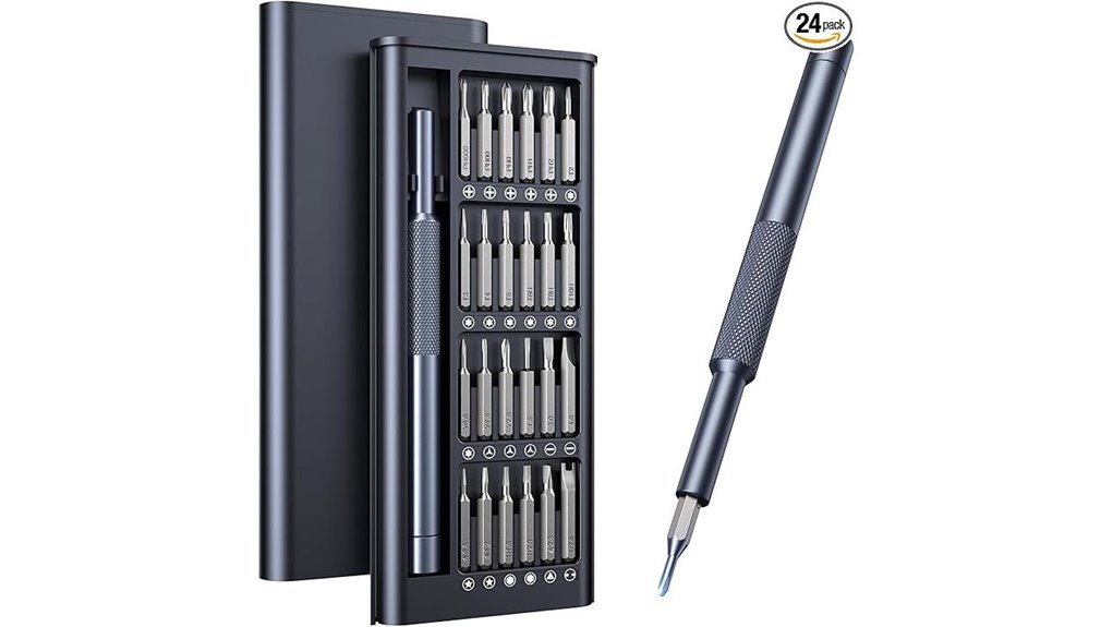 25 piece precision magnetic screwdriver kit