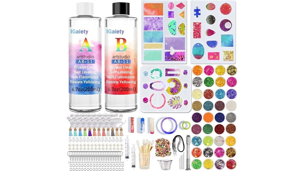 278 piece resin jewelry kit