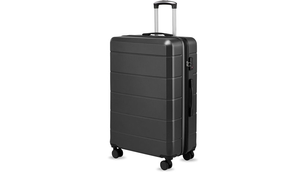 28 inch expandable hardside spinner luggage