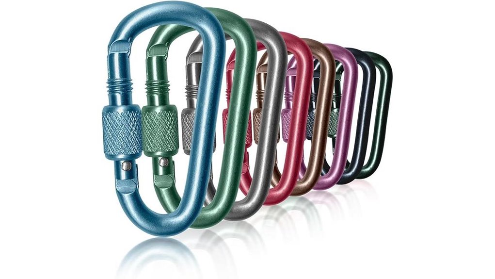 2 inch locking d ring carabiner