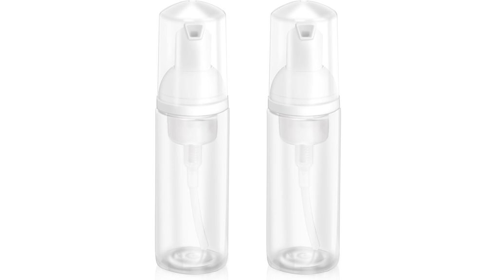 2oz travel foam pump bottles
