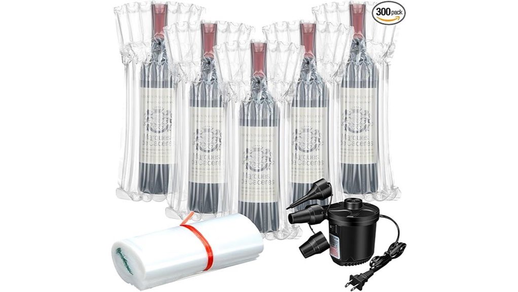 300 pack inflatable wine protectors