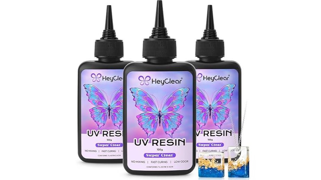 300g clear uv resin kit