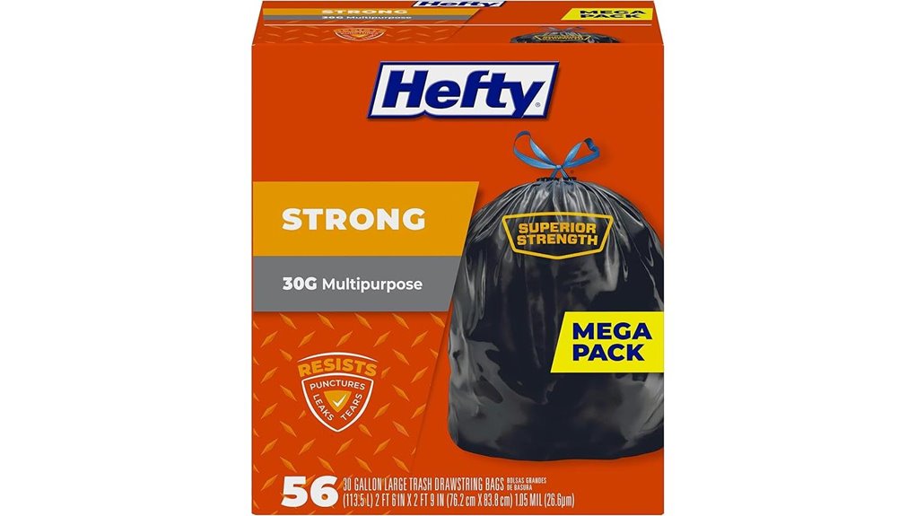 30 gallon drawstring trash bags