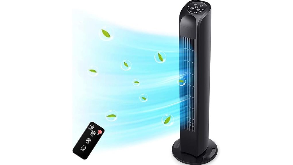 30 inch oscillating tower fan