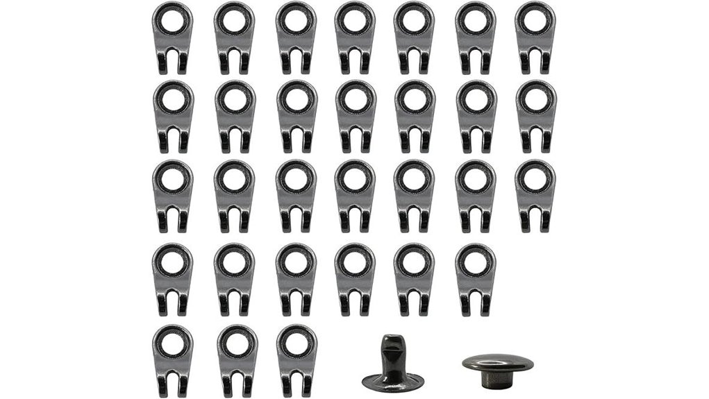 30 piece hiking boot eyelets