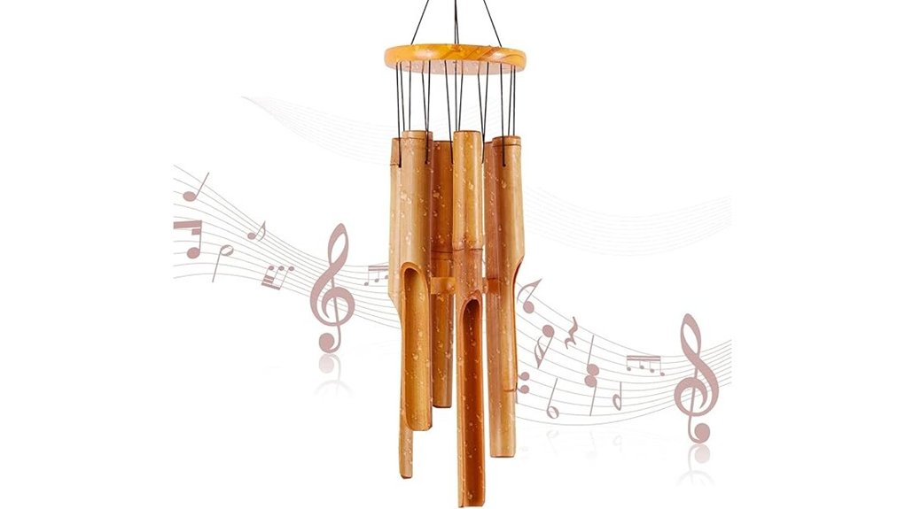 32 inch bamboo memorial windchimes