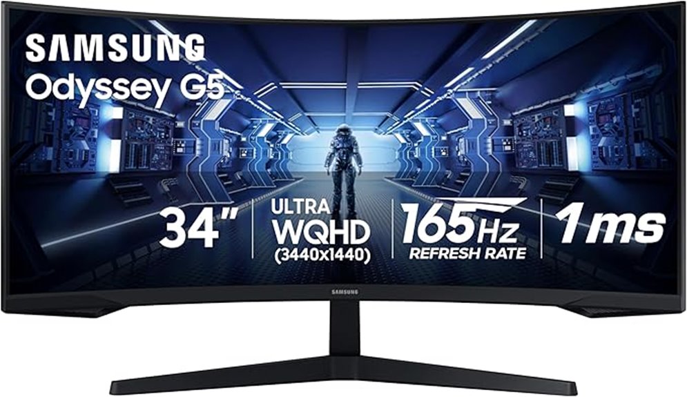 34 inch ultra wide curved gaming