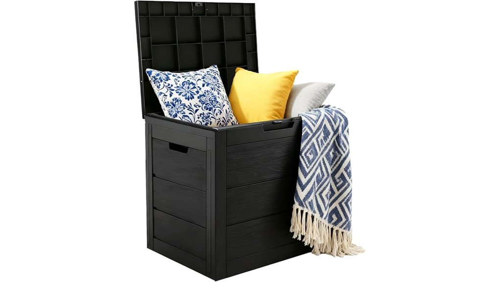 35 gallon waterproof resin deck box