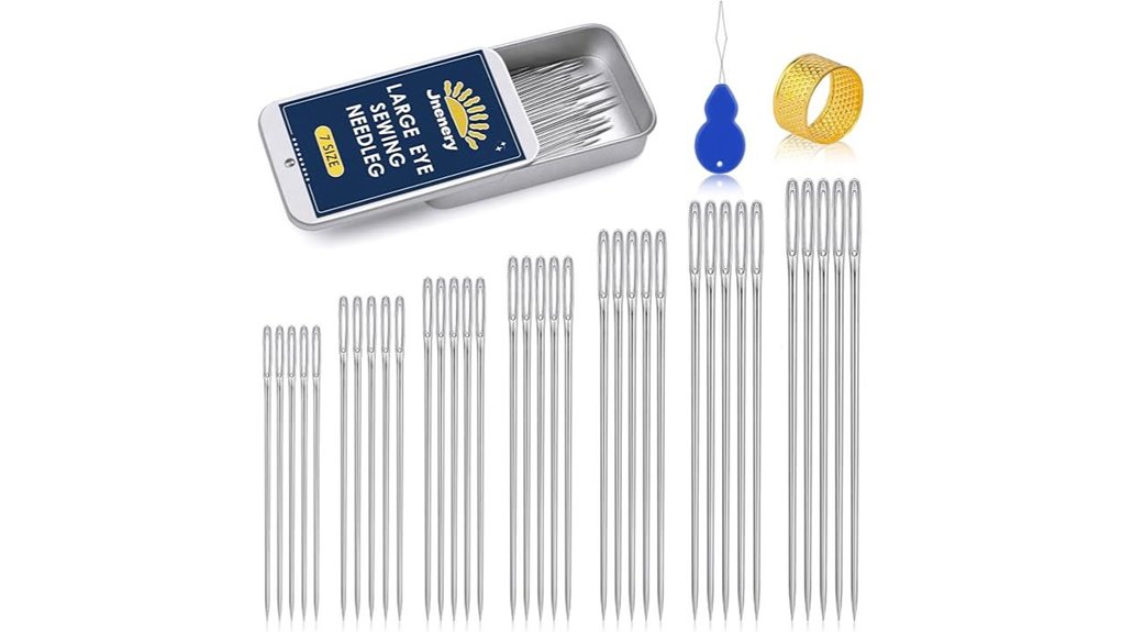 35 piece large eye needles