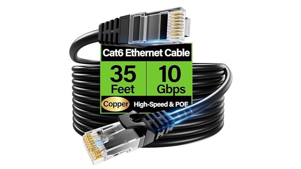 35ft cat6 10gbps utp ethernet cable