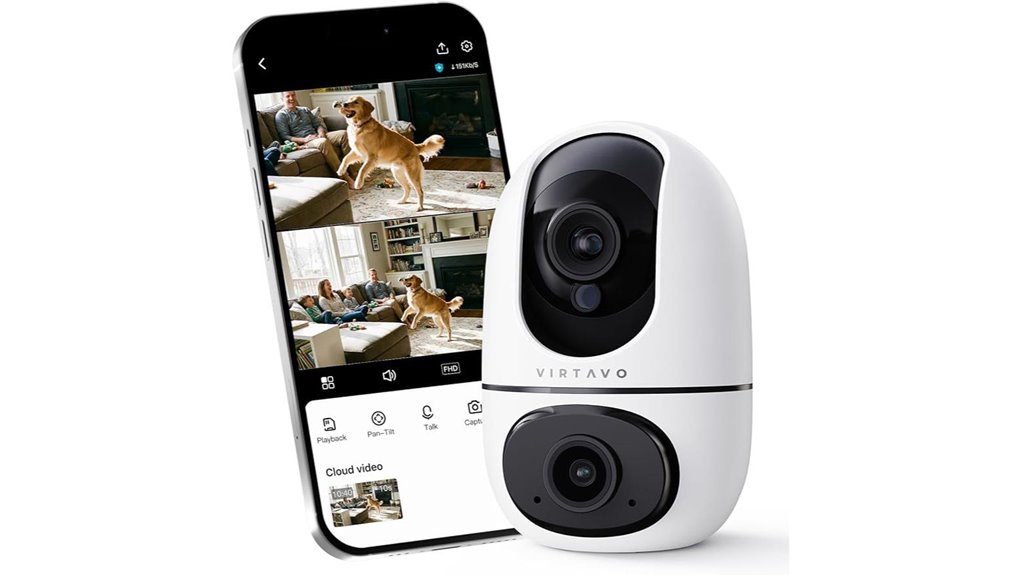 360 degree indoor wifi camera